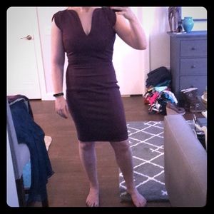 French Connection Purple Sheath Dress